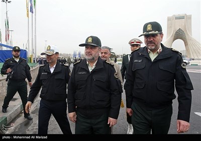تہران پولیس کی عید نوروز کے موقع پر مشقیں