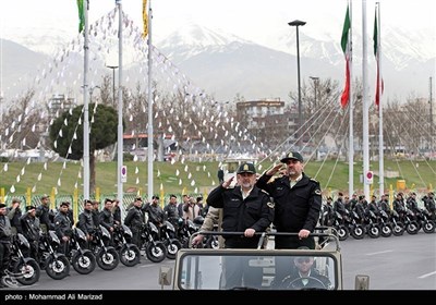 تہران پولیس کی عید نوروز کے موقع پر مشقیں