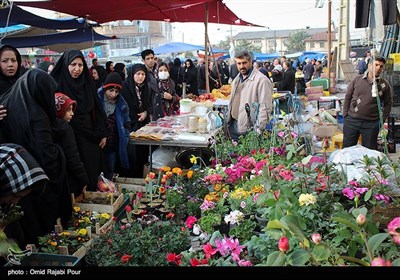 بازار محلی گیلان در نخستین روز سال