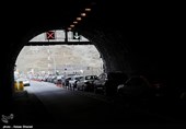 ترافیک سنگین از محدوده تونل کندوان تا سیاه بیشه/ تردد از مرزن آباد به سمت کرج ممنوع است