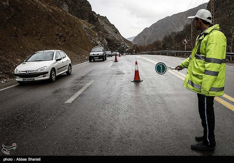 جاده های همسایگان غربی استان اصفهان لغزنده است