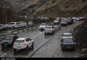 ترافیک در محورهای مواصلاتی استان قزوین نیمه‌سنگین است