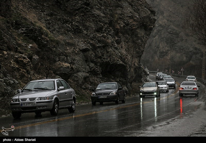 ترافیک سنگین در محور هراز/کاهش محسوس دمای هوای مازندران