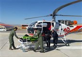 بالگرد اورژانس هوایی لرستان برای نجات جان 2 بیمار به پرواز درآمد