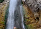 آبشار شاهاندشت مازندران دومین آبشار بلند ایران/ دلنواز گردشگران نوروزی+تصاویر