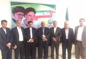 اعضای هیئت نظارت بر انتخابات شوراهای استان کرمانشاه از فرمانداری شهرستان مرکز استان بازدید کردند