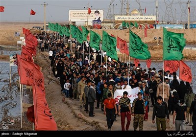 کاروان راهیان نور در شلمچه 