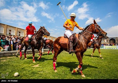 Game of Polo Played at Isfahan’s Naqsh-e Jahan Square