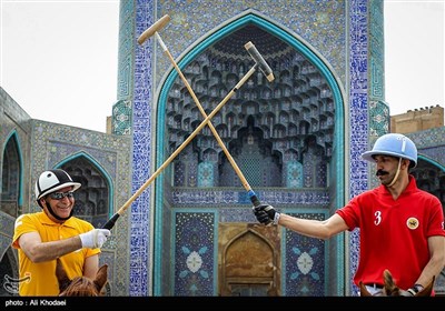 Game of Polo Played at Isfahan’s Naqsh-e Jahan Square