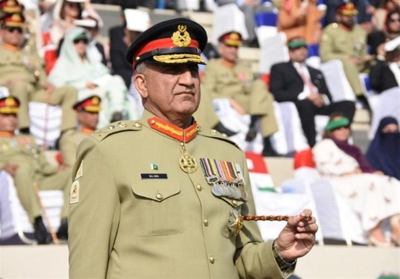 سفر فرمانده ارتش پاکستان به مناطق مرزی با هند و دستور مقابله به مثل