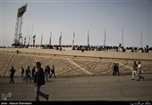 دوی 100 متر تماشاگران برای ورود به ورزشگاه با بلیت و بدون بلیت/ بدل کی‌روش در ورزشگاه آزادی + تصاویر