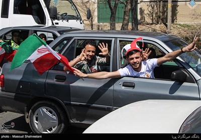 حاشیه دیدار فوتبال ایران و چین