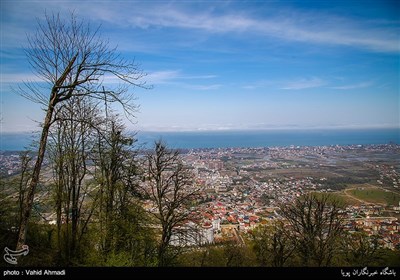 سیاح النوروز على شواطىء بحر قزوین