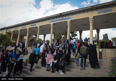 مسافران نوروزی در شیراز