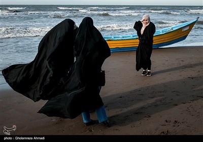 مسافران نوروزی در بابلسر