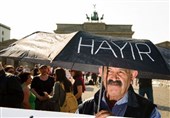 اعتراضات ضد اردوغان در برلین برگزار شد