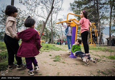 روز طبیعت در پارک طالقانی و بوستان آب و آتش