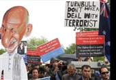 Demonstrators Protest Afghan President&apos;s Australia Visit