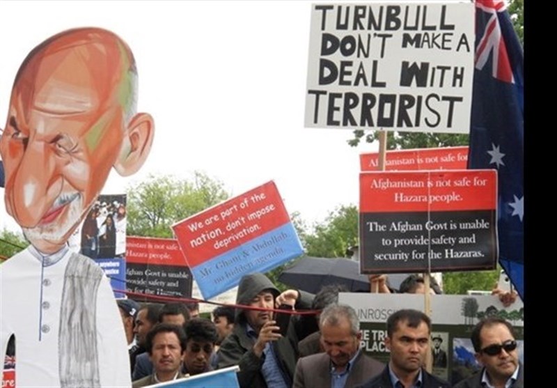 Demonstrators Protest Afghan President&apos;s Australia Visit