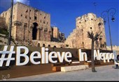 «به حلب ایمان بیاور»؛ یادبود مردم سوریه در مقابل دژ تسخیرناپذیر + تصاویر و فیلم
