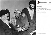 عکس/حضور یاسر عرفات در تهران