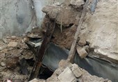 یک کوره آجرپزی در اثر زلزله در مشهد مقدس تخریب شد