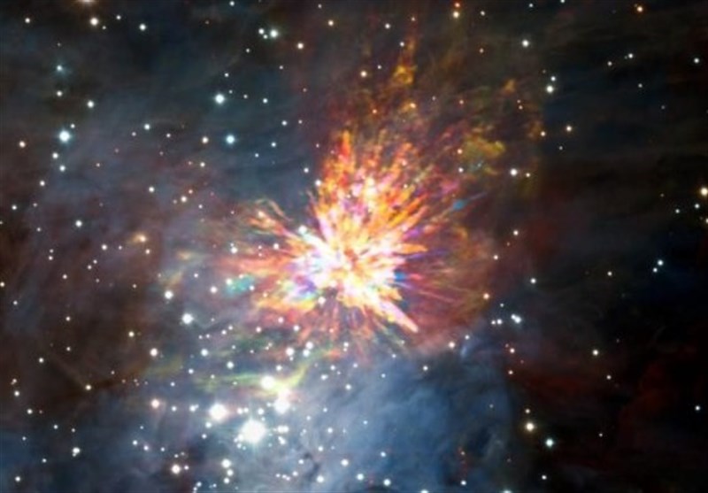 Dramatic Stellar Fireworks of Star Birth