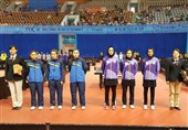 تیم پینگ‌پنگ‌ بانوان ایران به دومین پیروزی رسید
