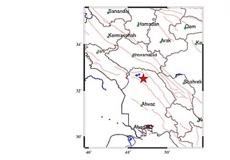 سه زلزله امروز شهرهای مختلف استان خوزستان را لرزاند