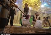 آغاز عملیات نصب ضریح امامین عسگرین (ع) در سامرا