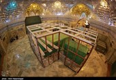 آغاز عملیات نصب ضریح امامین عسگرین (ع) در سامرا