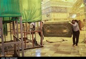 آغاز عملیات نصب ضریح امامین عسگرین (ع) در سامرا
