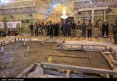 آغاز عملیات نصب ضریح امامین عسگرین (ع) در سامرا