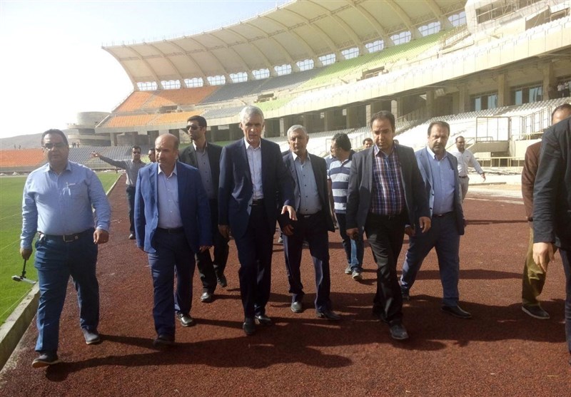 استاندار فارس از ورزشگاه 50 هزار نفری شیراز بازدید کرد