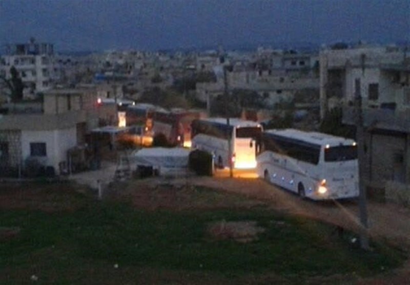 Buses Arrive in Syria’s Foua, Kefraya to Evacuate Some 8,000 Civilians