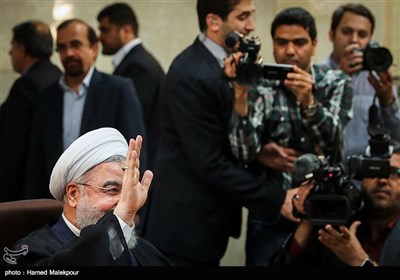 ثبت‌نام حجت‌الاسلام حسن روحانی در دوازدهمین دوره انتخابات ریاست جمهوری