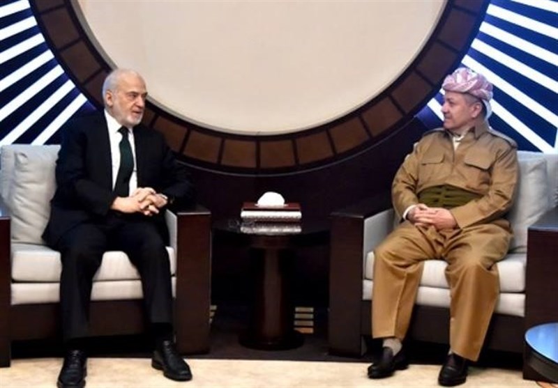الجعفری والبارزانی یؤکدان ضرورة الحفاظ على وحدة العراق
