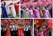 ظاهر عجیب شرکت کنندگان در رژه کره شمالی +‌تصاویر