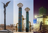 نمادسازی‌ تشریفاتی برای افتتاح فازهای پارس جنوبی توسط روحانی+عکس