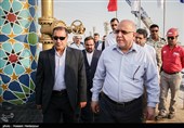 بازدید وزیر نفت دولت یازدهم از منطقه ملاشیه اهواز