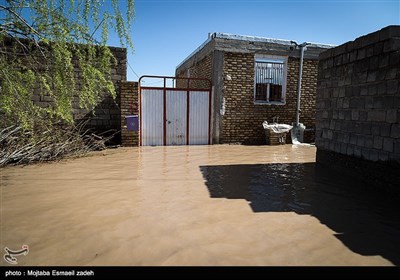 خسارات وارده از سیل به روستاهای جبل و باراندوز - ارومیه