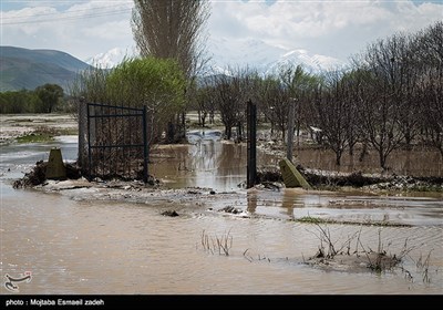 خسارات وارده از سیل به روستاهای جبل و باراندوز - ارومیه