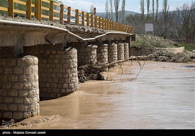 خسارات وارده از سیل به روستاهای جبل و باراندوز - ارومیه