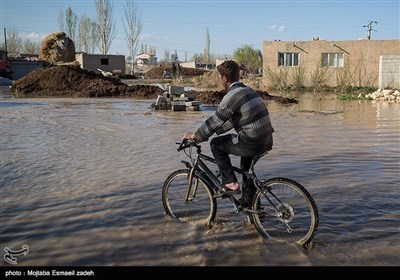 ایران کے شہر ارومیہ میں سیلاب کی تباہ کاریاں