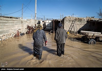 ایران کے شہر ارومیہ میں سیلاب کی تباہ کاریاں