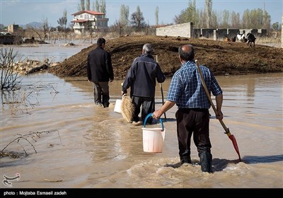 ایران کے شہر ارومیہ میں سیلاب کی تباہ کاریاں