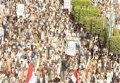 تظاهرات گسترده یمنی‌ها در محکومیت تجاوز سعودی - آمریکایی