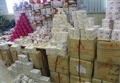 2.4 میلیارد ریال مواد غذایی قاچاق در دیلم کشف شد