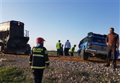 خوزستان|تصادف قطار مسافربری با خودروی پژو 3 نفر را به کام مرگ کشاند