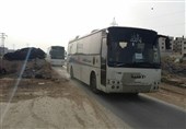 ورود تمام 46 اتوبوس حامل اهالی «کفریا، فوعه» به «حلب» پس از چندین روز کارشکنی تکفیری‌ها